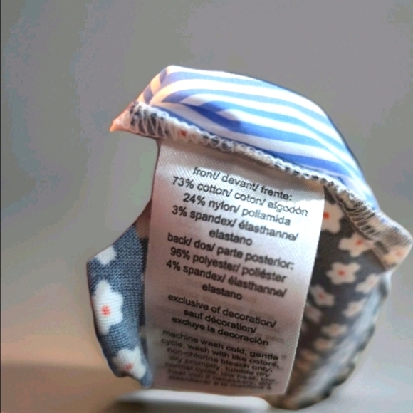 233 Tommy Hilfiger Blue and White Striped Shirt - Picture 8 of 9